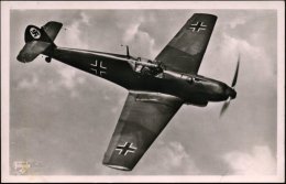DEUTSCHES REICH 1939 (ca.) S/w.-Foto-Ak.:  "Unsere Luftwaffe" Messerschmitt  Bf 109, Fotograf Hans Schaller... - Other & Unclassified
