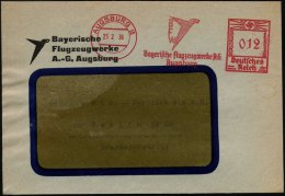 AUGSBURG 2/ BFW/ Bayerische Flugzeugwerke AG. 1936 (26.2.) Seltener AFS = Firma Messerschmitt (Messerschmitt-Logo)... - Other & Unclassified