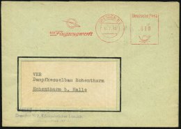 DRESDEN N 2/ VEB Flugzeugwerft 1968 (26.3.) Seltener AFS, Postalia Ohne PLZ (Logo) + Viol. Abs.-3L: VEB... - Other & Unclassified