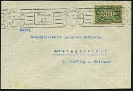 MÜNCHEN/ *1*/ Benutze/ Die/ Luftpost! 1923 (20.7.) Seltener BdMWSt, Sonderform: E I N  Durchgehender... - Other & Unclassified