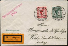 Vitte/ Hiddensee 1928 (2.8.) Seltener, Roter 2L: MLb/Vitte (Mi.F 104-01 + 40.- EUR) Flp. Adler 5 U. 10 Pf., 2x... - Other & Unclassified