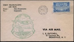 U.S.A. 1935 (22.11.) Erstflug (PAA) FAM 14: San Francisco - Honululu (AS) EF 25 C. Transpacific (Mi.380) +... - Other & Unclassified