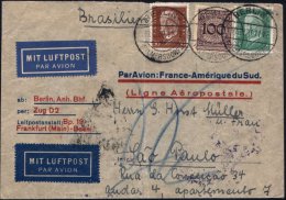 BERLIN-/ WILMERSDORF 3 1930 (30.8.) 1K A. Vordr.Bf.: Par Avion: France-Amérique Du Sud/(Ligne... - Other & Unclassified
