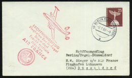 (1) BERLIN FLUGHAFEN TEGEL/ A 1960 (2.1.) 2K Auf PU 25 Pf. Lilienthal-Denkmal + Roter HdN: ERÖFFNUNGSFLUG..... - Other & Unclassified