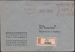 BÖHMEN & MÄHREN 1944 (18.8.) Seltener AFS: PRAG 5 /PRAHA 5/BMFZ-CMFU = B öhmisch-Mährische... - Sonstige & Ohne Zuordnung