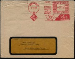 BERLIN SW/ 19/ UfA/ KÄTHE/ VON/ NAGY/ WILLY/ FRITSCH/ Ich/ Bei Tag/ Und Du/ Bei Nacht 1932 (5.12.) Seltener... - Other & Unclassified