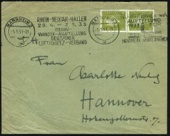 MANNHEIM 2/ U/ RHEIN-NECKAR-HALLEN/ ..REICHS-/ WANDER-AUSST./ DEUTSCHER/ LUFTSCHUTZ-VERBAND 1933 (5.5.) Seltener... - Other & Unclassified