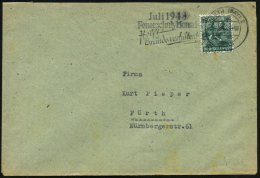 FÜRTH (BAY) 2/ E/ Juli 1948/ Feuerschutz-Monat!/ Helft/ Brände Verhüten! 1948 (23.7.) Seltener MWSt... - Other & Unclassified