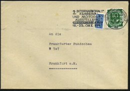 (16) FRANKFURT (MAIN)2/ Md/ 2.INT./ FAHRRAD-/ U.MOTORRAD-/ AUSSTELLUNG 1953 (17.10.) MWSt Klar Auf Firmen-Bf.... - Other & Unclassified