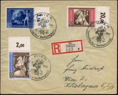 WIEN/ Europäischer Postkongress 1942 (22.10.) SSt = Postreiter Auf Globus Auf Kompl. Satz Europ.... - Other & Unclassified