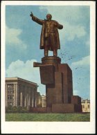 UdSSR 1959 (6.11) 25 Kop. BiP Bergmann, Grün: Lenin-Denkmal In Leningrad + Ortsgleicher MWSt.: LENINGRAD M 84,... - Other & Unclassified