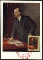 UdSSR 1959 (4.2.) 25 Kop. BiP Bergmann , Grün: W. I. Lenin Mit Teeglas + Motivgl. Vs. Zusatzfrank. 40 Kop.... - Other & Unclassified