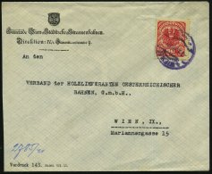 ÖSTERREICH 1920 (Okt.) Vordr.Bf.: Wien Städtische Strassenbahn (Wappen, Vordruck Von 1917) Orts--Bf.... - Other & Unclassified