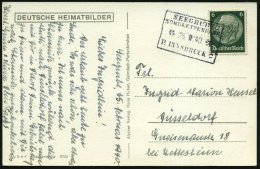 SEEGRUBE/ NORDKETTENBAHN/ **/ P.INNSBRUCK 2 1940 (25.2.) Weiterverwendeter, österr. Ra.4 = PSt.II Auf 6 Pf.... - Other & Unclassified