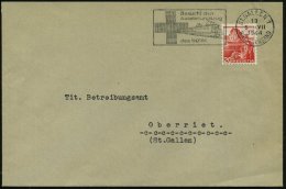 SCHWEIZ 1944 (3.7.) MWSt: ST.GALLEN 1/Besucht Die/Ausstellungszug/des IKRK = E-Lok (mit Waggons, Kreuz) Klar Gest.... - Other & Unclassified