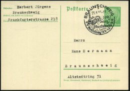 BRAUNSCHWEIG/ A/ 100/ Jahre/ Staatsbahn/ Ausstellung 1938 (29.8.) SSt UB "a" = Histor. Dampflok "Adler" , Klar... - Other & Unclassified