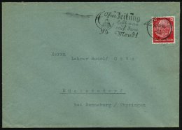 EISENACH 2/ F/ Ohne Zeitung/ Lebt Man/ Auf Dem/ Mond! 1936 (14.10.) Seltener MWSt, Teils Sütterlin (Mann Im... - Other & Unclassified