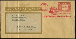 SCHÖNAU/ B.CHEMNITZ/ WANDERER-WERKE AG/ Rund/ Eine/ Halbe/ Million/ CONTINENTAL-Schreibma-schinen 1933 (11.4.)... - Other & Unclassified