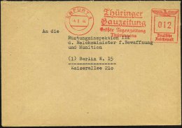 ERFURT 1/ Thüringer/ Gauzeitung/ Größte Tageszeitung/ Thüringens 1944 (4.8.) Relativ... - Other & Unclassified