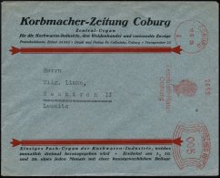 COBURG/ 1/ Tageblatt-Haus/ Coburg 1929 (12.6.) AFS = Stadtwappen "Mohrenkopf" , Klar Gest., Dekorat.... - Other & Unclassified