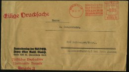 BERLIN SW 68/ Die Zeitung/ Des Reiches/ VÖLKISCHER/ BEOBACHTER 1937 (26.6.) AFS 008 Pf. + Roter 2L:... - Other & Unclassified