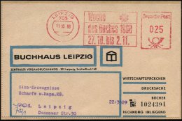 705 LEIPZIG/ Woche/ D.Buches 1968/ 27.10. Bis 2.11. 1968 (11.10.) Seltener AFS 025 Pf.= 3. Gew.Stufe Drs.... - Other & Unclassified