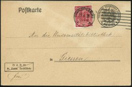 Berlin-Charlottenburg 2 1921 (22.6.) MaStrichSt.: CHARLOTTENBURG/* 2 A ,Dienstkt.: Fr. D. A. 21/Pr. Techn.... - Other & Unclassified