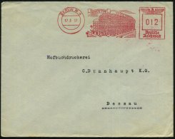 BERLIN N 4/ LINOTYPE/ 40 Jahre/ M S F 1937 (17.3.) Seltener Jubil.-AFS (Linotype-Gebäude) M S T = Mergenthaler... - Other & Unclassified