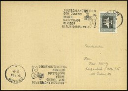 GREIZ 1/ M/ DEUTSCHLANDTREFFEN/ DER JUGEND.. 1964 (24.2.) MWSt = Bär Trägt Brandenbg. Tor , 2x Klar Auf... - Other & Unclassified