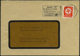 BERLIN C 2/ Dv/ Besucht/ Die Küche Der Welt/ ..7.-18.Okt. 1936 (9.10.) MWSt = Brandenbg. Tor (+ Koch) EF 8 Pf.... - Other & Unclassified