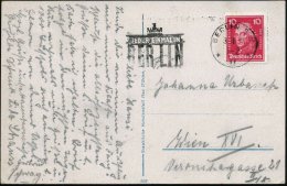 BERLIN SW/ *11*/ JEDER EINMAL IN/ BERLIN 1928 (3.11.) MWSt = Brandenbg. Tor , EF 10 Pf. Friedr.d. Große,... - Other & Unclassified