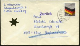 8014 NEUBIBERG/ H 1985 (3.12.) 1K Auf EF 80 Pf. "40 Jahre Heimatvertriebene" + Viol. 1L: Zurück + Rs. Amtl.,... - Other & Unclassified