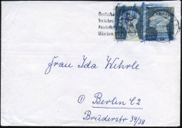 Darmstadt 1953 (28.9.) 10 Pf. Kriegsgefangene, Reine MeF: Paar Mit Blaustift übermalt (Burhop 33 II A ,aber... - Other & Unclassified