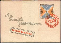 D.D.R. 1957 (1.1.) Postwurfsendung "An Familie Jedermann" JUGENDSENDUNG Mit Marken- U. Stempel-Imititation:... - Other & Unclassified
