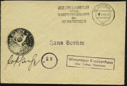 (2) COTTBUS 17ee/ DER ZWEIJAHRPLAN/ Ist Das/ KAMPFPROGRAMM/ Der/ WERKTÄTIGEN 1949 (19.4.) MWSt + Schw.... - Other & Unclassified