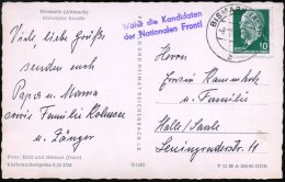 BISMARK (ALTM)/ S 1963 (8.10.) 2K + Viol. Propaganda-2L: Wählt Die Kandidaten/der Nationalen Front! ,... - Other & Unclassified