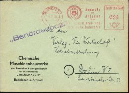 (15) ARNSTADT 1/ CH/ MW/ Apparate/ U./ Anlagen/ Für Die/ Nahrungsmittel-u./ Chem.Industrie 1952 (8.2.)... - Other & Unclassified