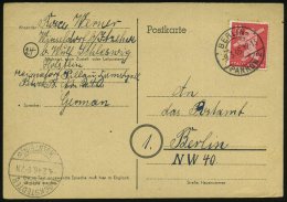 BERLIN-/ PANKOW 2 1946 (9.3.) 1K-Steg A. EF 12 Pf. Bär + Nebenstempel 1K-Steg: LOCKSTEDTER/LAGER/HOLSTEIN =... - Other & Unclassified