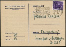 BERLIN-CHARLOTTENBURG 2/ S/ LUFTBRÜCKE.. 1948 (20.10.) MWSt = 4 Luftbrücken-Flugzeuge Auf Vordr.-Kt.:... - Other & Unclassified