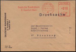 6 FRANKFURT AM MAIN 1/ Deutsche Bundesbank 1963 (13.12.) AFS Auf Dienst-Bf. (rs.Klappe Fehlt) (Dü.E-26) - Other & Unclassified