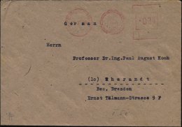 WUPPERTAL-ELBERFELD/ Glanzstoff 1946 (11.7.) Seltener, Aptierter AFS = NS-Adler + Inschrift Kompl. Entfernt... - Other & Unclassified