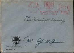 DORTMUND 1/ Der Oberbürgermeister.. 1946 (8.10.) Seltener, Aptierter AFS = NS-Adler Entfernt (Stadtwappen)... - Other & Unclassified