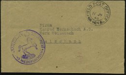 BIZONE /  GROSSBRITANNIEN 1948 (11.7.) 2K: FIELD POST OFFICE/424 = Brit. Feldpost-Amt Niedersachsen + Viol. 1K-HdN:... - Other & Unclassified