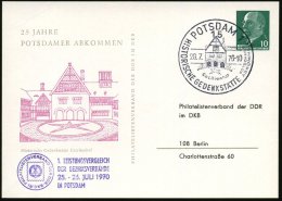 15 POTSDAM 1/ Cecilienhof/ HISTOR.GEDENKSTÄTTE/ POTSDAMER/ ABKOMMEN 1970 (28.7.) SSt = Portal Schloß... - Other & Unclassified