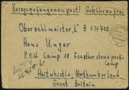 BESTWIG (SAUERLAND)/ A 1947 (3.5.) 2K (rechts Nicht Ganz Voll) Auf Kgf.-Bf. (rechts Randmäng.) An P.O.W.-Camp... - Other & Unclassified