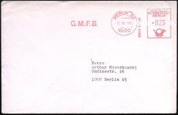 1000 BERLIN 52/ GEBÜHR BEZAHLT/ G.M.F.B. 1980 (16.10.) AFS 025 Pf. = G Ouvernement Militaire Francais De... - Other & Unclassified