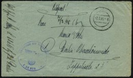 Stettin 1945 (2.3./7.3.) 2x Stummer 2K = Tarnstempel Stettin + Je Viol. 1K-HdN: Feldpostnr. L 28 976 + Hs. Vs. Neue... - Other & Unclassified