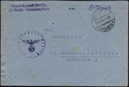 (2) Beelitz-Heilstätten-Mark/ Reserve-Lazarett Beelitz 1945 (27.2.) Viol. Abs.-2L + 1K-Steg: BEELITZ/*... - Other & Unclassified