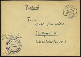 AALEN/ (Württ)/ F 1940 (12.10.) 1K + Viol. 2K-HdN: Wachkommando Aalen/ Landesschützenbatl. 400 Auf "406"... - Other & Unclassified