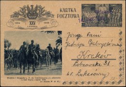 POLEN 1939 (14.12.) 15 Gr. BiP "Poln. Legion" (1916), Viol. 1L: Gorlice + Dt. Datums-1L: 14. Dez. 1939 =  Ü B... - Other & Unclassified